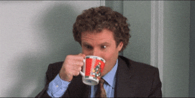 coffee drinking GIF