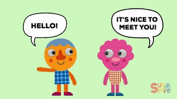 introduction hello GIF by Super Simple