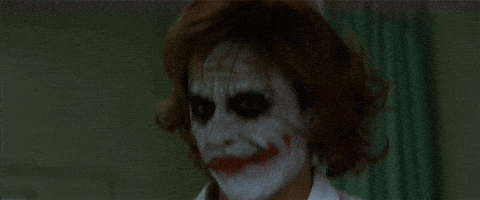 the joker hello GIF