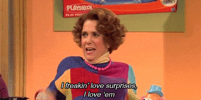 Excited Kristen Wiig GIF