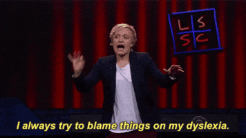election 2016 dyslexia GIF by The Late Show With Stephen Colbert