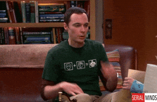 the big bang theory thumbs down GIF