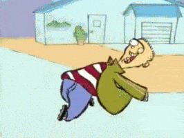 cartoon network running GIF