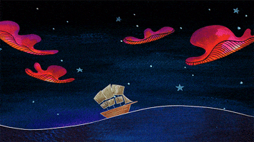 excited moby dick GIF by Hilde Buiter