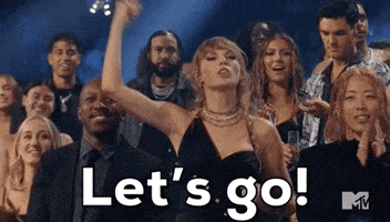 Excited Lets Go GIF by 2023 MTV Video Music Awards