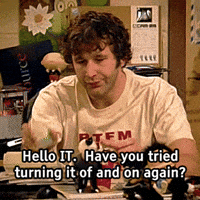 it crowd maurice moss GIF